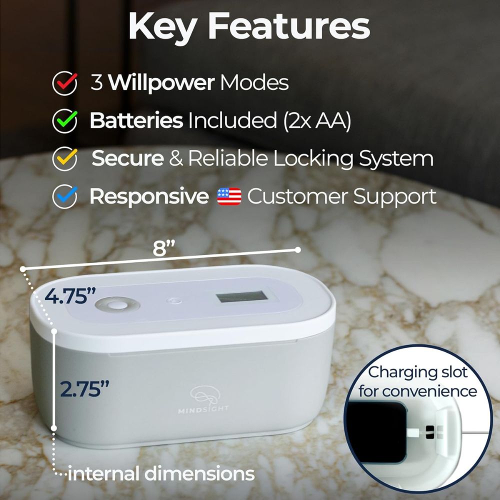 Key features of the Mindsight lock box