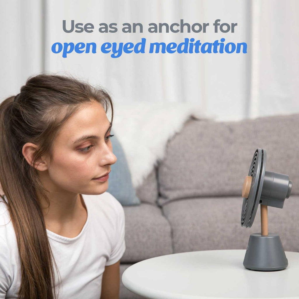 Meditative desk art for mindfulness practices, this relaxation gift offers a unique way to engage in open-eyed meditation for stress relief.