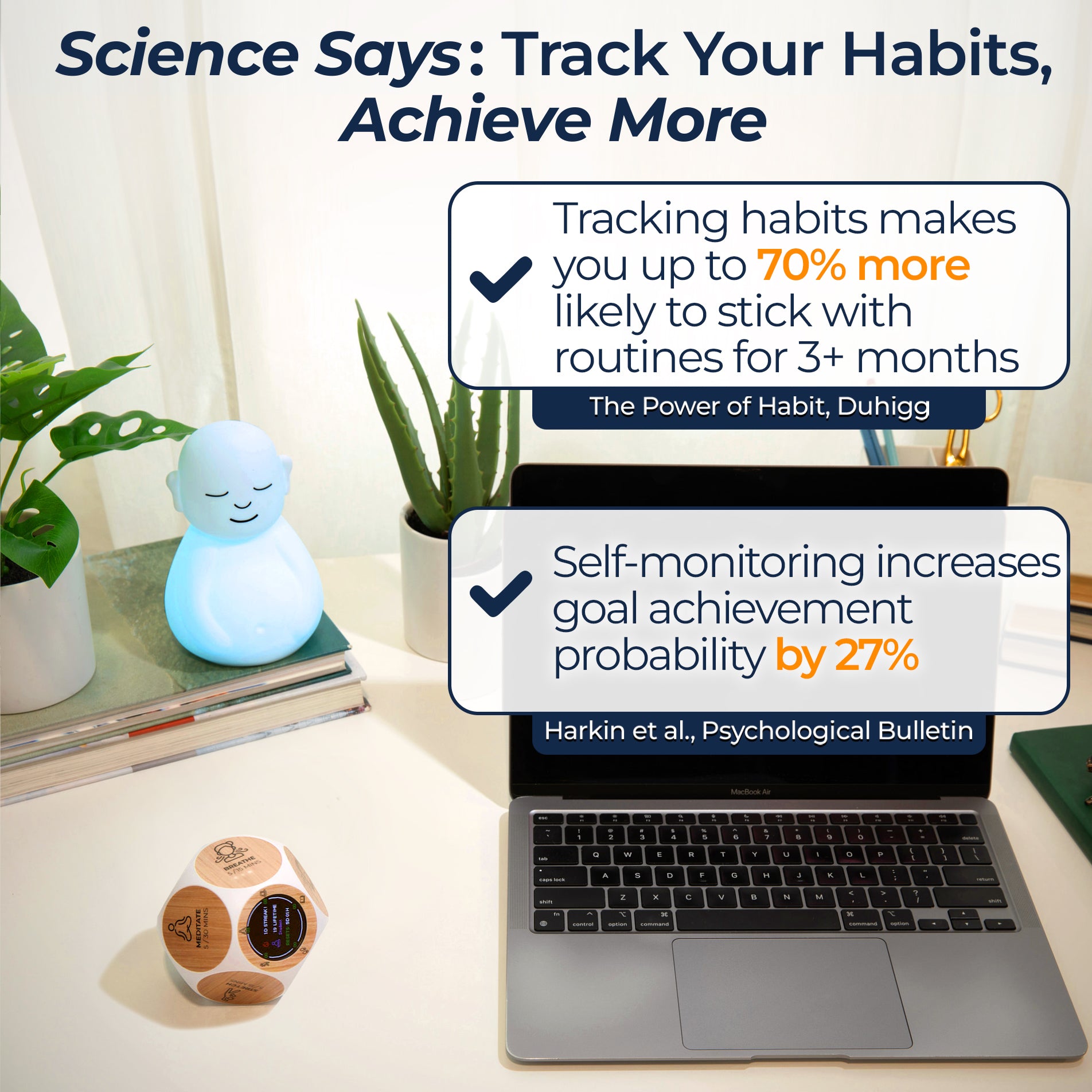 Scientific data on the benefits of tracking habits